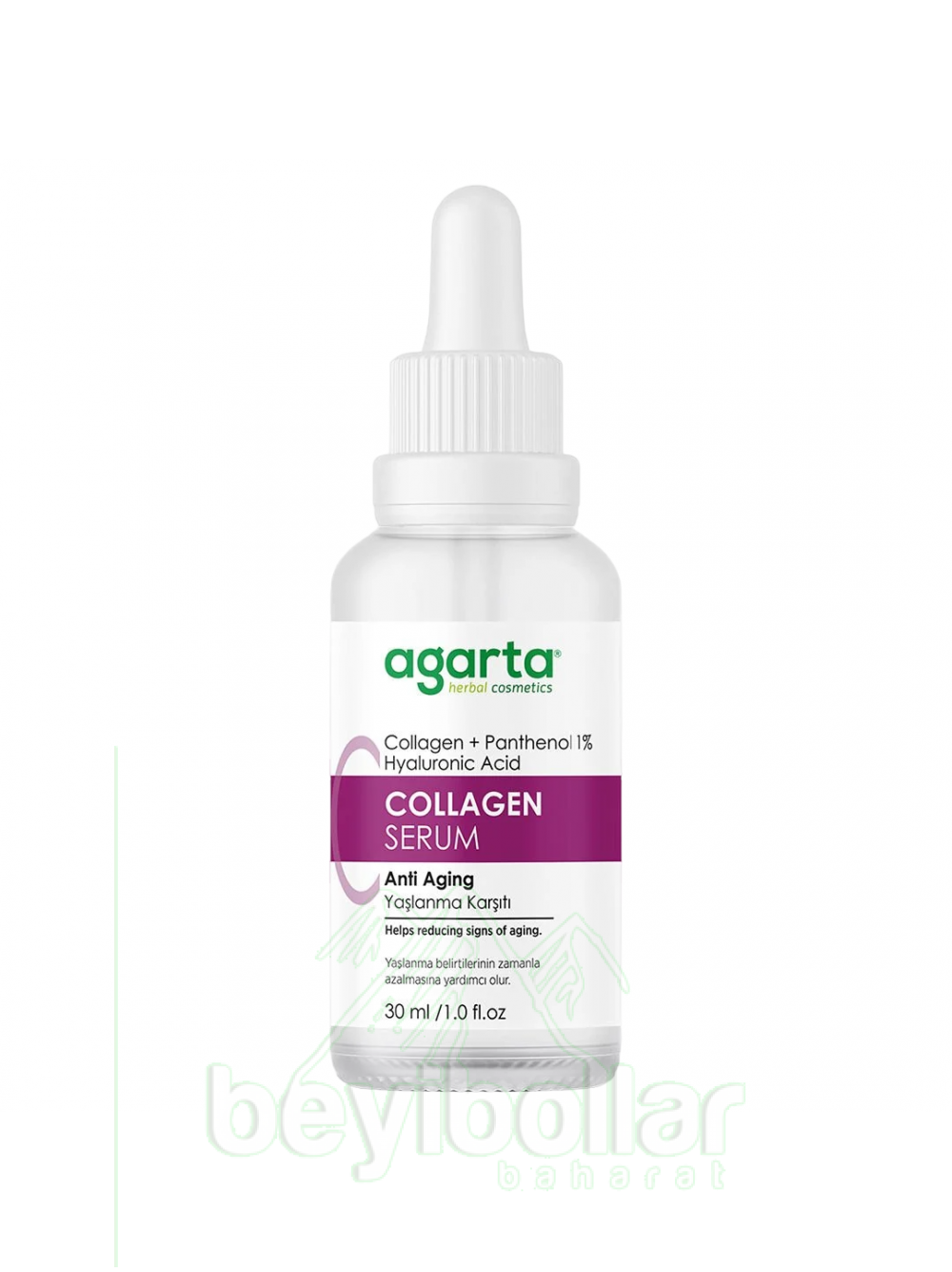 Agarta Yaşlanma ve Kırışıklık Karşıtı Anti-Aging Kolajen Serum 30 ml