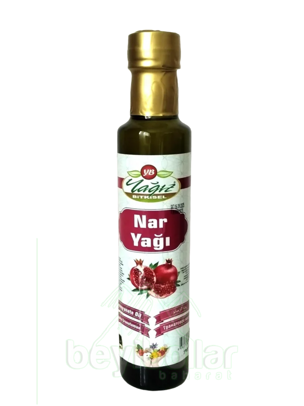 Yağız Bitkisel Nar Çekirdeği Yağı 250 ml