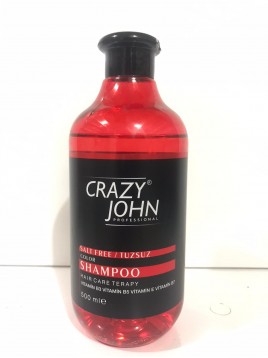 crazy john boyalı salar için tuzsuz şampuan 500 ml.